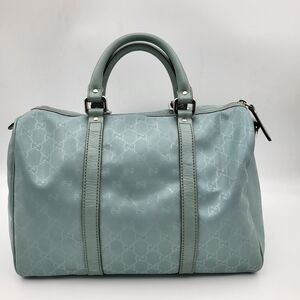 GUCCI Joy Medium GG Imprime Boston 30 Bag Light Blue..Authentic...!!!